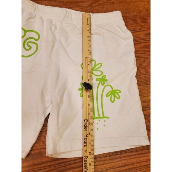 Off The Grid Dj John Summit Shorts Men's Sz Large White Green 34x7 What a Life - Picture 4 of 11